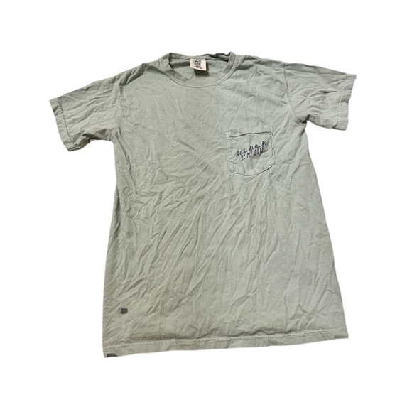 Comfort Colors Alpha Delta Pi Wake Forest Valentines Tshirt Green Medium - Picture 1 of 8